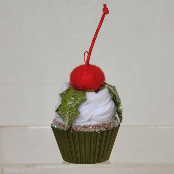 Hallmark 2018 Holly Jolly Delight Christmas Cupcake Keepsake Ornament No. 9 - Picture 2 of 14